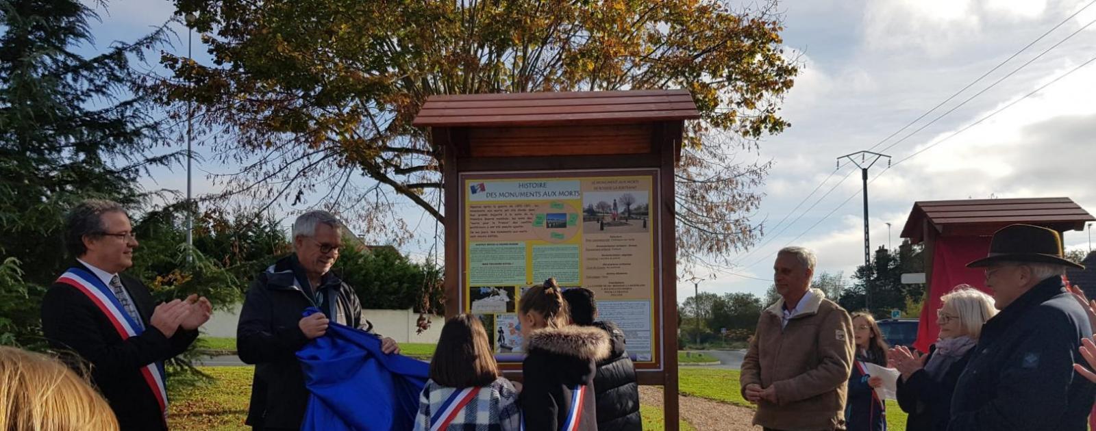 Inauguration des panneaux historiques BoissiselaBertrand