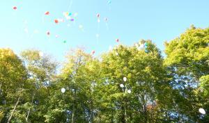 Ballon et arbres