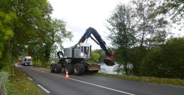 Travaux bords de Seine Boissise la Bertrand