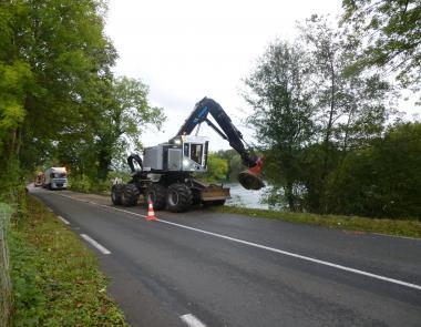 Travaux bords de Seine Boissise la Bertrand