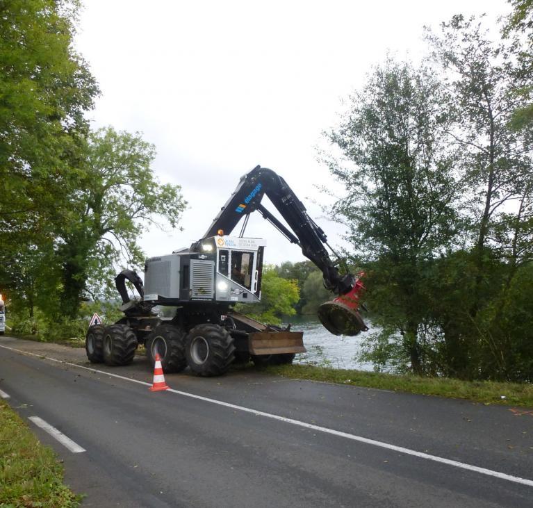 Travaux bords de Seine Boissise la Bertrand